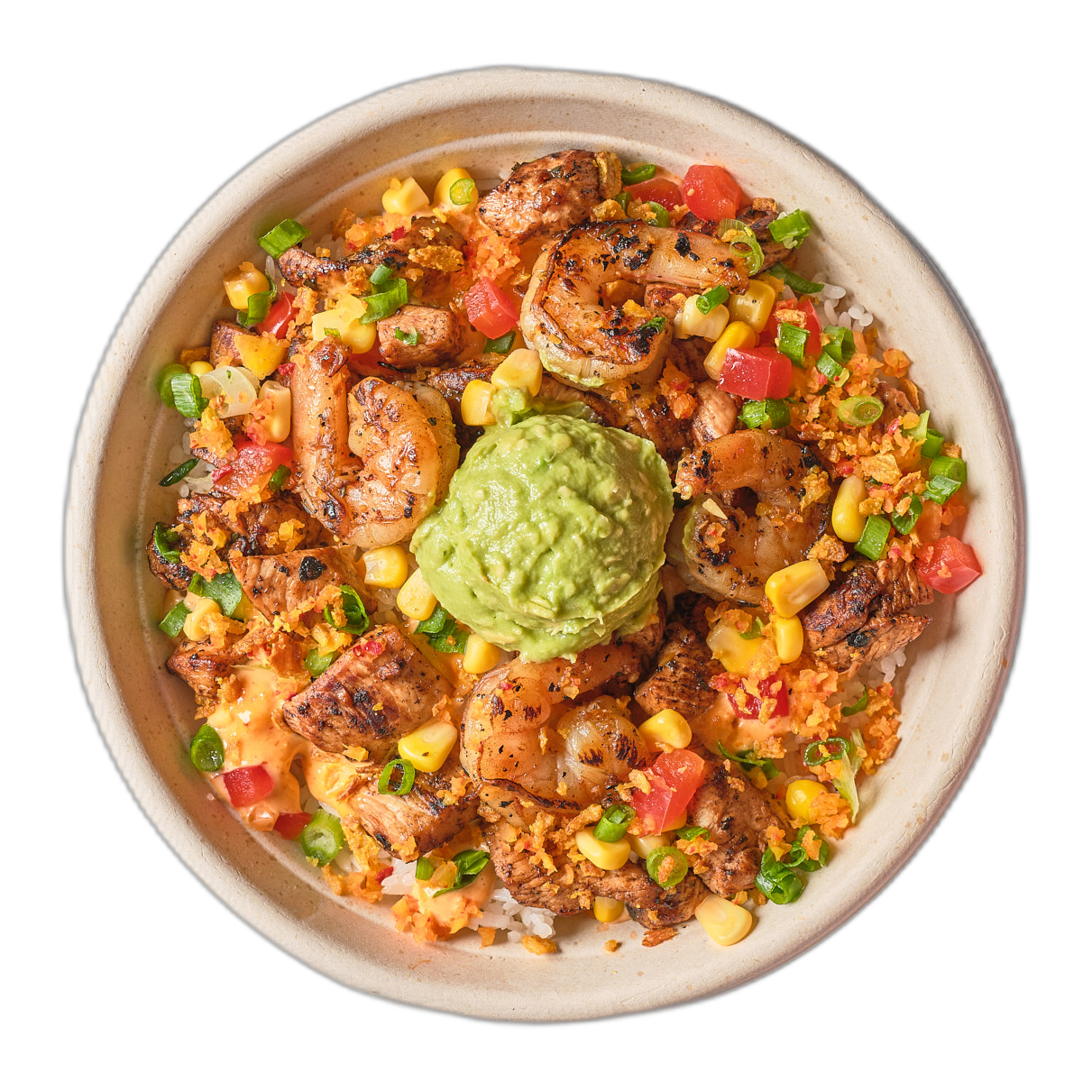 Gangnam Grilled Garlic Shrimp & Herbs Chicken Bowl