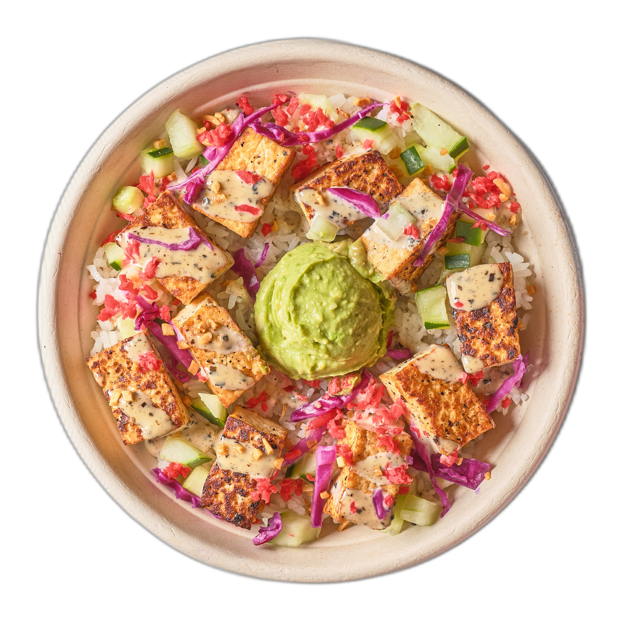Hell's Veggie Bowl (v) (Grilled Organic Tofu)